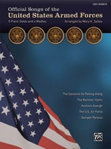 Official Songs of the United States Armed Forces piano sheet music cover